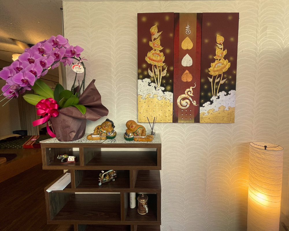 小美玉市江戸のタイ古式マッサージ・もみやの店内